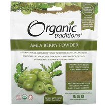 Organic Traditions 암라 가루 Amla Berry Powder 200g 비타민A 비타민C