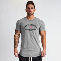 남자머슬핏반팔 헬창핏 김종국운동복 근육티 Muscleguys 여름 브랜드 의류 머슬 타이트 티셔츠 남성 피트니스 티셔츠 옴므 체육관 티셔츠 Short Sleeve T Shirt