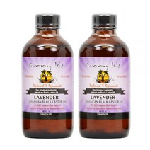 써니 아일 오일 캐스터 블랙 Lvndr 예 4oz Sunny Isle 428248, 2 Stück