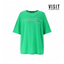 [비지트인뉴욕] [VISIT IN NEWYORK] 레터링 오버핏 티셔츠(VW4STA7)