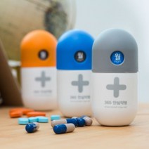 [천삼백케이] [스마트메디캡] 365안심약병(3개 SET), 오렌지1 + 블루2