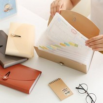 영수증 통장 수납 아코디언 파일 케이스 미니 13포켓, 상품선택, 블랙클리어
