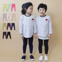 기본 면스판 유아 아동 어린이 패션 의류 옷 선물 레깅스