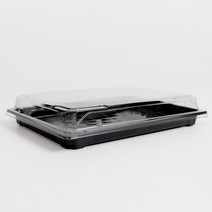 [SI] 김밥 초밥 음식 테이크아웃 SL-H30s 사각 용기 (뚜껑포함) 400세트, [SI] SL-H30s 초밥용기 400세트