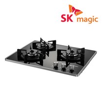 SK매직 3구 빌트인 가스 쿡탑 레인지 전기코드식 GRAB300K, LPG, GRA-B300KA(전기코드식)