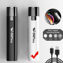 35000lm led 손전등 usb 충전식 손전등은 전원 은행 포켓 토치 캠핑 손전등 손으로 사용할 수 있습니다, 하얀색, 내장 배터리