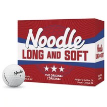 테일러메이드 누들 롱 앤 소프트 골프공, 1개, 흰색 (White)