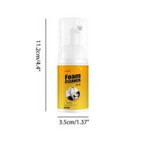 세차용품 자동차 다 거품 클리너 30ml 노화 방지 인테리어 집 청소 스프레이, [01] Yellow 30ml