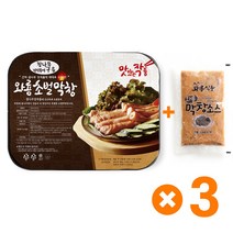 [와룡식품] 3팩 SET 와룡막창 대구막창 참나무 초벌막창 + 막창소스, 400g, 3개
