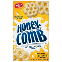 Post Honeycomb Breakfast Cereal Made with Real Honey Certified Kosher 16 Ounce