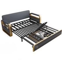 침대쇼파 2인 간이침대 매트리스 소파베드 확장 수납형, 1.6m 스폰지 + 보관함