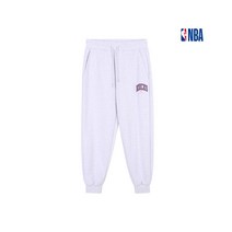 LAL LAKERS 아치레터링 조거팬츠_멜란지그레이