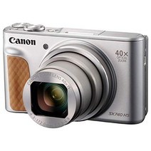 Canon 컴팩트 디지털 카메라 PowerShot SX740 HS 실버 광학 40배 줌4K 동영상Wi-Fi 대응 PSSX740HSSL