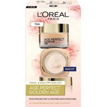 로레알 에이지퍼펙트 데이 크림 나이트 크림 피부톤 보정 세트 각50ml