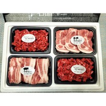 [당일배송]나라믿음축산 국내산 1등급 삼겹살700g 목살700g 1+ 암소한우 양지600g 선물세트, 단품