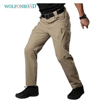 WOLFONROAD IX9 여름 전술 바지 남자 하이킹 캠핑 바