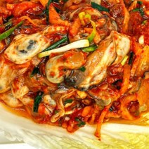 굴무침 통영 굴무침 생굴무침 550g 굴 무 생채 김치, 1개