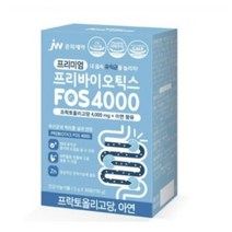 JW중외제약 프리미엄 프리바이오틱스 FOS 4000 플러스 아연 프락토올리고당 유산균, 30포, 41박스