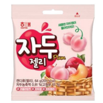 해태 자두젤리 64g, 3개