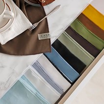 쥴라이 린넨 티타올/행주 테이블매트 키친크로스 11color, 옐로우