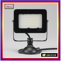 비츠온 LED 투광기 사각 블랙 화이트 30W 주광 전구, 개, 전구색