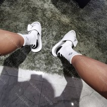 조던슬리퍼 JordanAJ6 Jordan 회색 및 흰색 남성과 여성 벨크로 미끄럼 방지