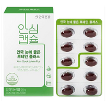 안국건강 안국 눈에 좋은 루테인 플러스 500mg x 180캡슐 1박스