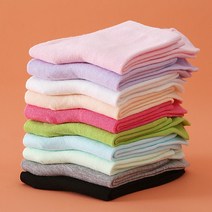 남자 여자 양말 봄과 가을 일본 여성면 중간 튜브 마사지 바닥 단색 부드러운 패션 겨울 여성 탈취제 캔디 컬러