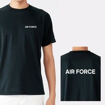 AIR FORCE 길단 라운드 반팔 유니폼 커스텀 쿨 티셔츠 화이트 4712ma