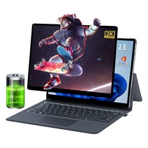 2in1 노트북 [Win 11] [Microsoft 2019 office 표준 탑재] 13인치 QHD (2160×1440) 2K 해상도 고급 금속 쉘 11세대 인텔 Celeron N5095A 2.0GHz~2.9GHz -C2USB3. 0