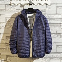 골프경량패딩 남자 겨울 구스 다운 라운드 점퍼 남성 재킷 가을 초경량 화이트 덕 제거 후드 맨 코트 호흡기