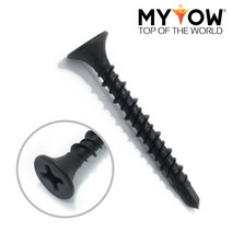 양날 피스 흑색 외날 나팔머리 나사 석고보드 목재, 쿠팡업 8X75