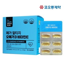 코오롱제약 메가 알티지 오메가3 비타민E, 60정, 1개