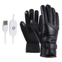 열선장갑 겨울 오토바이 장갑 전기 가열 방수 방풍 사이클링 따뜻한 난방 USB 전원 스노우 모빌 용, Thermostat version, CHINA