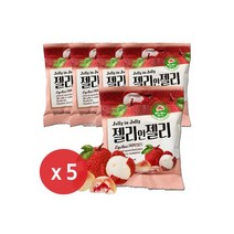 서주 젤리인젤리 리치 26g x 5개/담라/마이쮸/쏠라/이클립스/아이셔, 서주 젤리인젤리 리치 26g x 5개