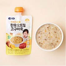 베베쿡 아기 실온 이유식 중기 한우오트밀 고구마죽, 베베쿡 실온이유식, 7개월~ 중기 한우오트밀고구마죽