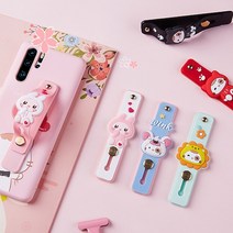 슬림형 핸드폰그립톡 슬림 핑거스트랩 핸드폰거치대 스마트링, 1개, D01-짱구