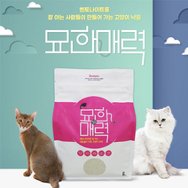 [묘한매력] 100% 국내생산 프리미엄 고양이모래 6kg X 3포, 3개, 6L