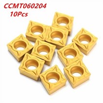 선반 밀링 바이트 12mm 생크 보링 바 터닝 공구 홀더 솔리드 초경 인서트 세트 cnc 커터 도구, 10개 ccmt060204