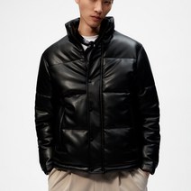 ZARA 자라 에코 레더 루즈핏 패딩 가죽점퍼 Z1136