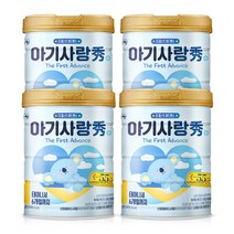 아기사랑수 더퍼스트 어드밴스 분유 1단계, 750g, 4캔