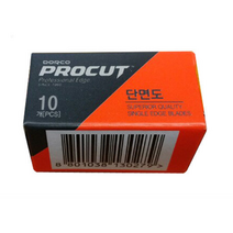 도루코 프로컷 단면도 DN52 10입 /면도칼/커터날, 18세트