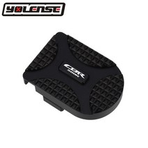 캘리퍼커버 오토바이 액세서리 CNC 브레이크 페달 미끄럼 방지 후면 패드 혼다 CBR650R CBR, 11 Black-CBR500R