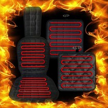 12V 24V 자동차 열선시트 차량용 온열방석 USB방석, 다스란 열선시트 앞좌석 12V
