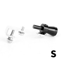 범용 차량 터보 사운드 휘슬 시뮬레이터 수리 장치 배기 파이프 머플러 1개, 5.blacks