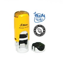 에스엠프린팅 쿠폰도장 자동 R512(10mm) 샤이니 카페 미용실 식권 웨딩 로고 확인 도장 스탬프 주문제작, 청색