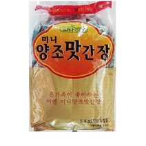 [더착한푸드]일회용 간장(이엔 185T) 식자재마트 대용량 업소용 간장 일회용간장 일회용