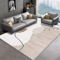 현대 간단한 크리스탈 벨벳 가정용 카펫 침실 침대 옆 미끄럼 방지 담요 거실 커피 테이블 매트 빨 수있는 바닥 매트