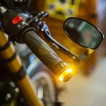 오토바이 핸들 LED 라이트 깜박이 방향지시등 핸들바, 본상품