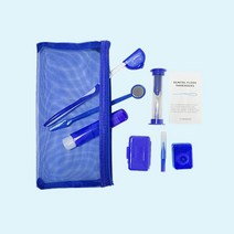 교정 구강 관리 청소 교정기 치아 키트 칫솔 접이식 거울 치간 화이트닝 도구, 03 Mesh bag